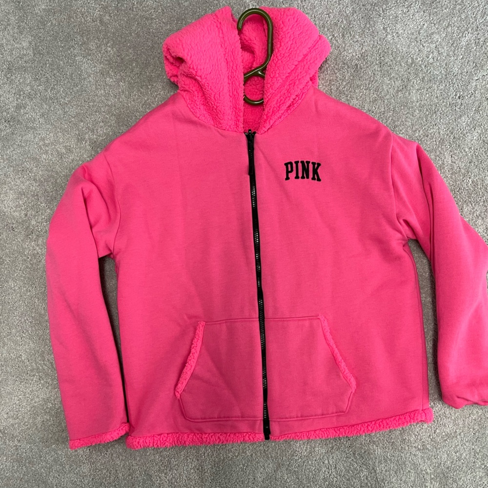 REVERSIBLE PINK hoodie